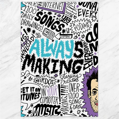 Always Making Pattern Canvas 24  x 36  from ArtsNow.com 23.35 x34.74  Canvas - 1