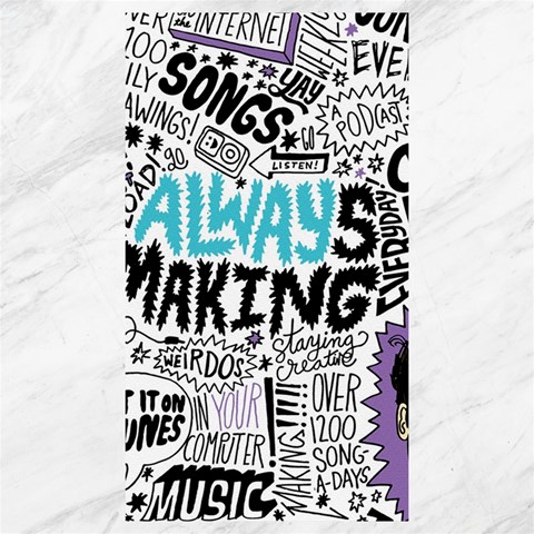 Always Making Pattern Canvas 40  x 72  from ArtsNow.com 39.28 x69.23  Canvas - 1