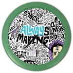 Always Making Pattern Color Wall Clock
