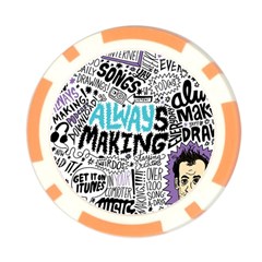 Always Making Pattern Poker Chip Card Guard from ArtsNow.com Back