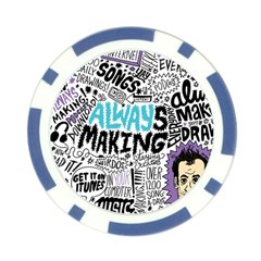 Always Making Pattern Poker Chip Card Guard (10 pack) from ArtsNow.com Back