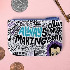 Always Making Pattern Mini Coin Purse from ArtsNow.com Back