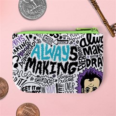 Always Making Pattern Mini Coin Purse from ArtsNow.com Back