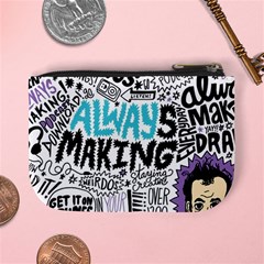 Always Making Pattern Mini Coin Purse from ArtsNow.com Back
