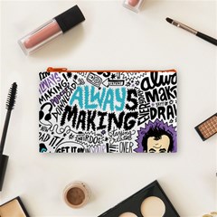 Always Making Pattern Cosmetic Bag (Small) from ArtsNow.com Front