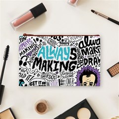Always Making Pattern Cosmetic Bag (Medium) from ArtsNow.com Front