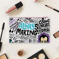 Always Making Pattern Cosmetic Bag (Medium) from ArtsNow.com Back