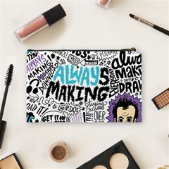 Always Making Pattern Cosmetic Bag (Medium) from ArtsNow.com Back