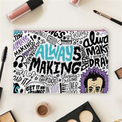 Always Making Pattern Cosmetic Bag (Large) from ArtsNow.com Back