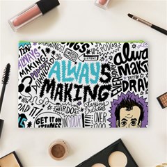 Always Making Pattern Cosmetic Bag (Large) from ArtsNow.com Back