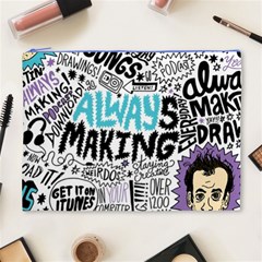 Always Making Pattern Cosmetic Bag (XL) from ArtsNow.com Front