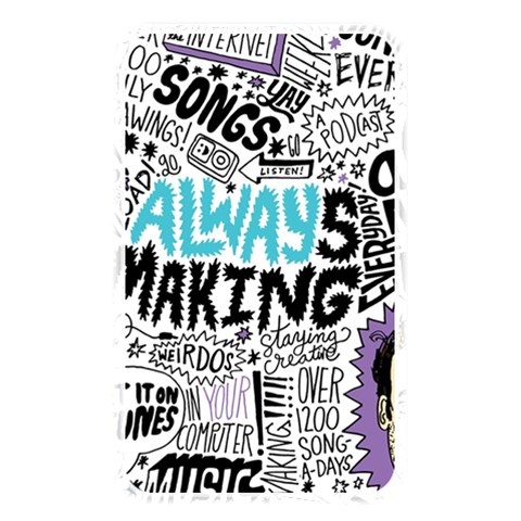 Always Making Pattern Memory Card Reader (Rectangular) from ArtsNow.com Front