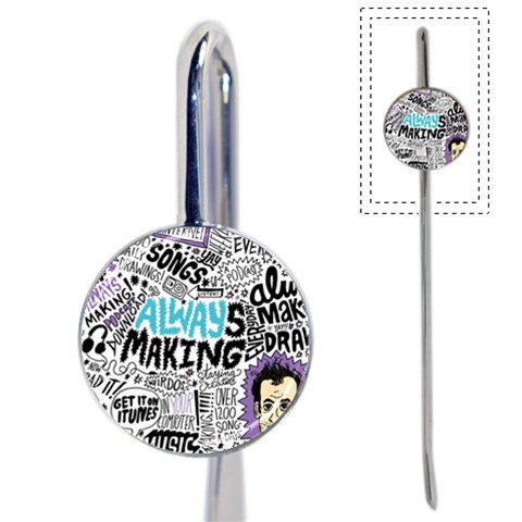 Always Making Pattern Book Mark from ArtsNow.com Front