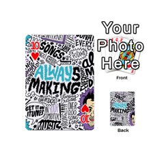 Always Making Pattern Playing Cards 54 (Mini) from ArtsNow.com Front - Heart10
