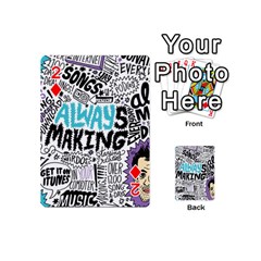 Always Making Pattern Playing Cards 54 (Mini) from ArtsNow.com Front - Diamond2
