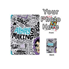 Always Making Pattern Playing Cards 54 (Mini) from ArtsNow.com Front - Spade6