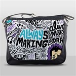 Always Making Pattern Messenger Bag