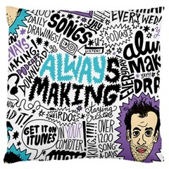 Always Making Pattern Large Cushion Case (Two Sides) from ArtsNow.com Front