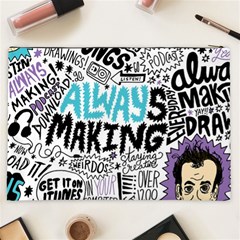 Always Making Pattern Cosmetic Bag (XXL) from ArtsNow.com Back
