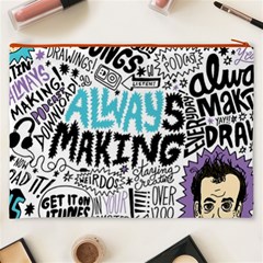 Always Making Pattern Cosmetic Bag (XXXL) from ArtsNow.com Back