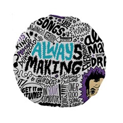 Always Making Pattern Standard 15  Premium Round Cushion  from ArtsNow.com Front
