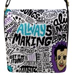 Always Making Pattern Flap Closure Messenger Bag (S)