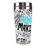 Always Making Pattern Stainless Steel Travel Tumbler