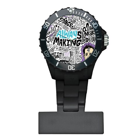 Always Making Pattern Plastic Nurses Watch from ArtsNow.com Front