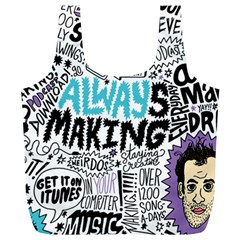 Always Making Pattern Full Print Recycle Bag (XL) from ArtsNow.com Back