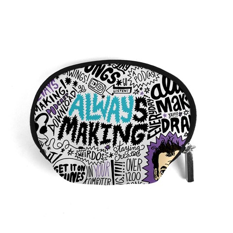 Always Making Pattern Accessory Pouch (Small) from ArtsNow.com Front