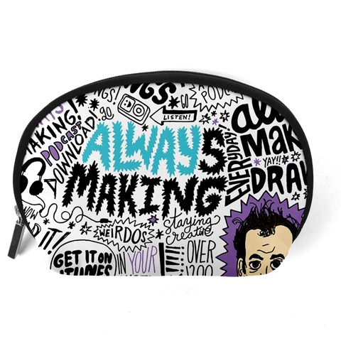 Always Making Pattern Accessory Pouch (Large) from ArtsNow.com Back