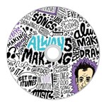 Always Making Pattern CD Wall Clock