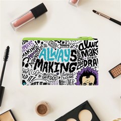 Always Making Pattern Cosmetic Bag (XS) from ArtsNow.com Back