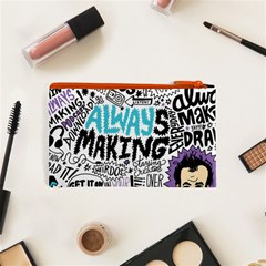 Always Making Pattern Cosmetic Bag (XS) from ArtsNow.com Back