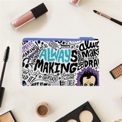 Always Making Pattern Cosmetic Bag (XS) from ArtsNow.com Back