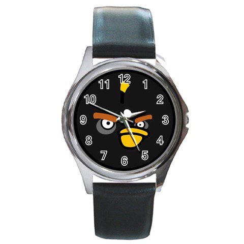 Angry Birds Round Metal Watch from ArtsNow.com Front