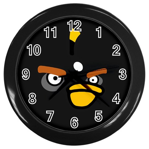Angry Birds Wall Clock (Black) from ArtsNow.com Front