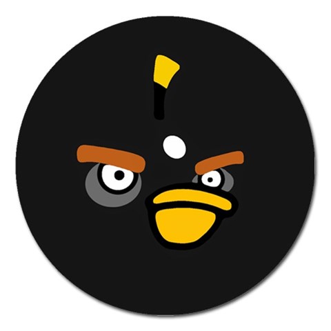 Angry Birds Magnet 5  (Round) from ArtsNow.com Front