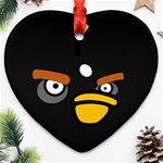 Angry Birds Heart Ornament (Two Sides)