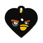 Angry Birds Dog Tag Heart (One Side)