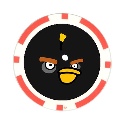 Angry Birds Poker Chip Card Guard from ArtsNow.com Back