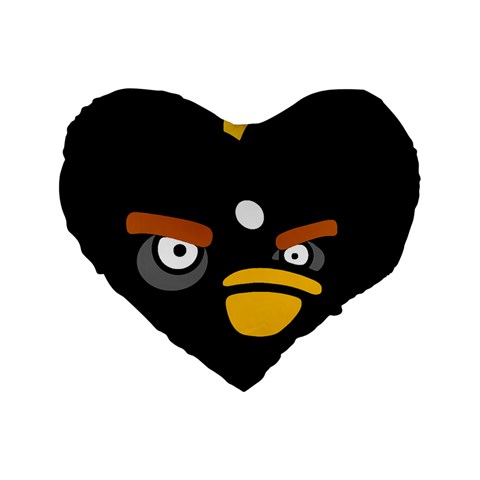 Angry Birds Standard 16  Premium Heart Shape Cushion  from ArtsNow.com Front