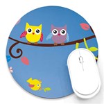 Animal Bird Cartoon Round Mousepad
