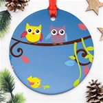Animal Bird Cartoon Ornament (Round)