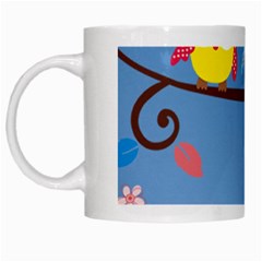 Animal Bird Cartoon White Mug from ArtsNow.com Left