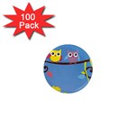 Animal Bird Cartoon 1  Mini Magnet (100 pack) 