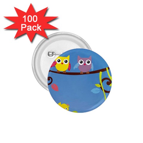 Animal Bird Cartoon 1.75  Button (100 pack)  from ArtsNow.com Front