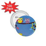 Animal Bird Cartoon 1.75  Button (100 pack) 
