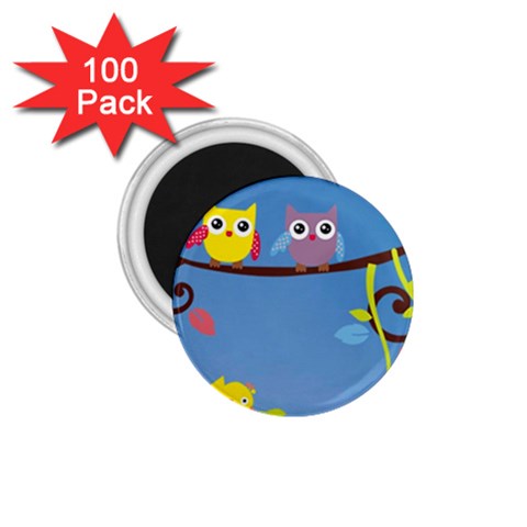 Animal Bird Cartoon 1.75  Magnet (100 pack)  from ArtsNow.com Front