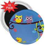 Animal Bird Cartoon 3  Magnet (10 pack)